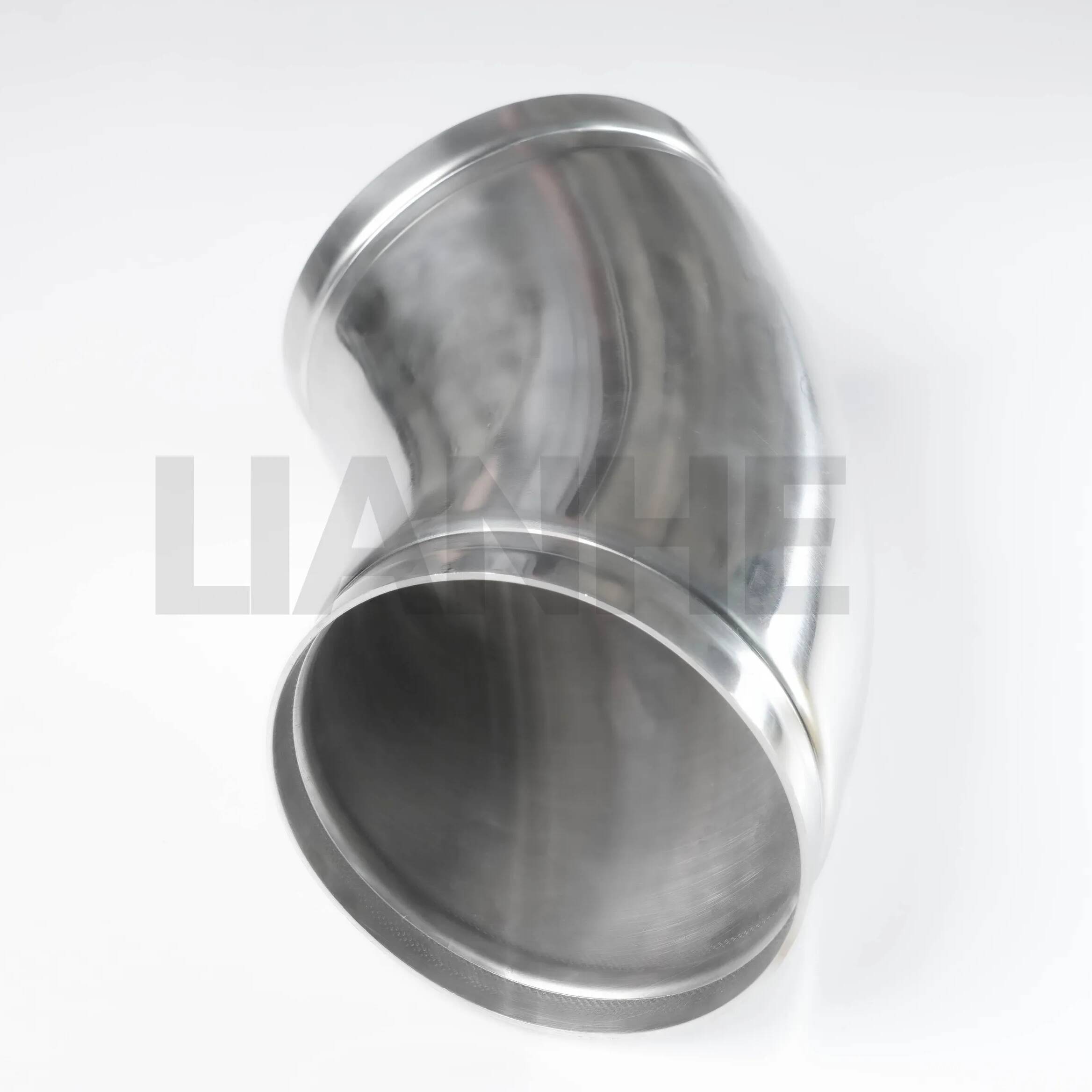 الفولاذ المقاوم للصدأ الأخدود 45DEG الكوع للأنابيب الثقيلة