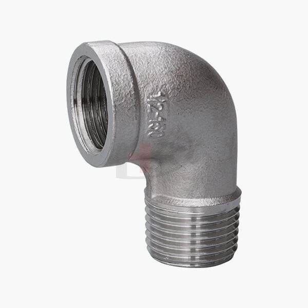 خيط الفولاذ المقاوم للصدأ Class150 90DEG كوع الشارع